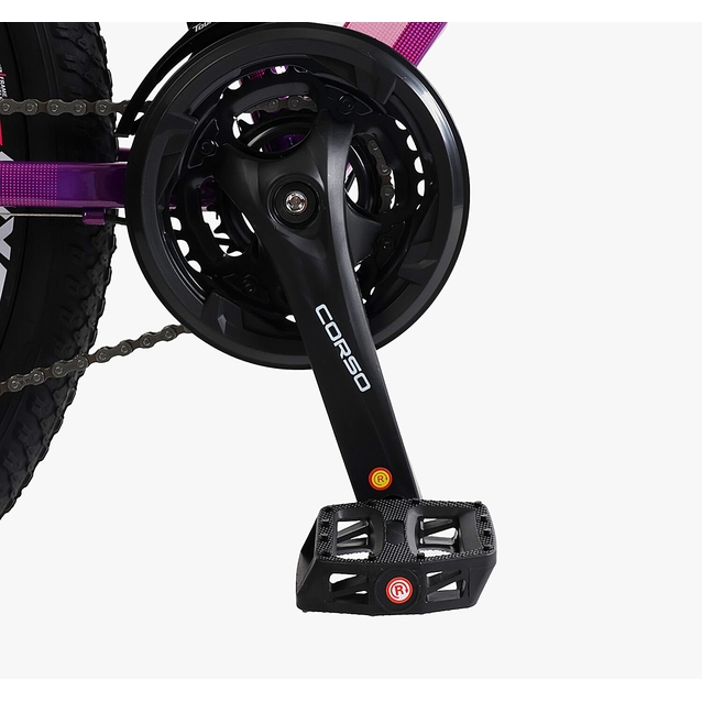 Велосипед 26 ST Corso «ENERGY» EN-26813 сталь 13", (к-т SHIMANO) фіолетовий фото westvelo.com