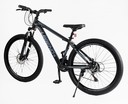 Велосипед 27.5 AL Corso «LEGEND» LG-27812 алюміній 15,5", (к-т SHIMANO) графітово-блакитний фото westvelo.com