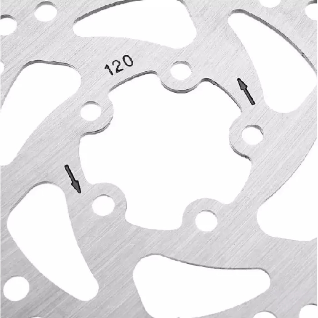 Гальмівний диск (ротор) Ø120мм під болти, 5 отворів, для електросамоката (Xiaomi M365 PRO) фото westvelo.com