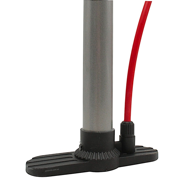 Насос авто HAND pump,(608) сталевий сірий, 2-ний наконечник (AV/FV) фото westvelo.com