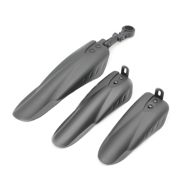 Крила 16-20 дитячі пластик CROSSER (DY-F40) з 3-ох частин, кріпл. на тр. сідла, чорний фото westvelo.com