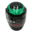 Мото шолом, закритий (XS) F2 "PREDA TORS" чорно-зелений глянець (825-4) фото westvelo.com