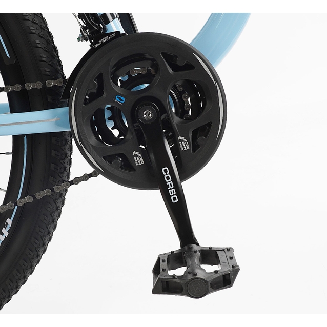 Велосипед 27.5 AL Corso «ELYSIUM» LS-27930 алюміній 15.5", (к-т SHIMANO) блакитний фото westvelo.com