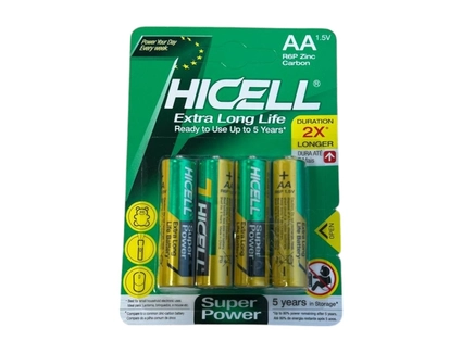 Батарейки пальчикові «Hicell» C 66690, АА 1,5V (4шт)