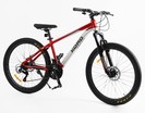 Велосипед 26 AL Corso «KORD» KD-90360 алюміній 15", (к-т SHIMANO) червоно-срібний фото westvelo.com