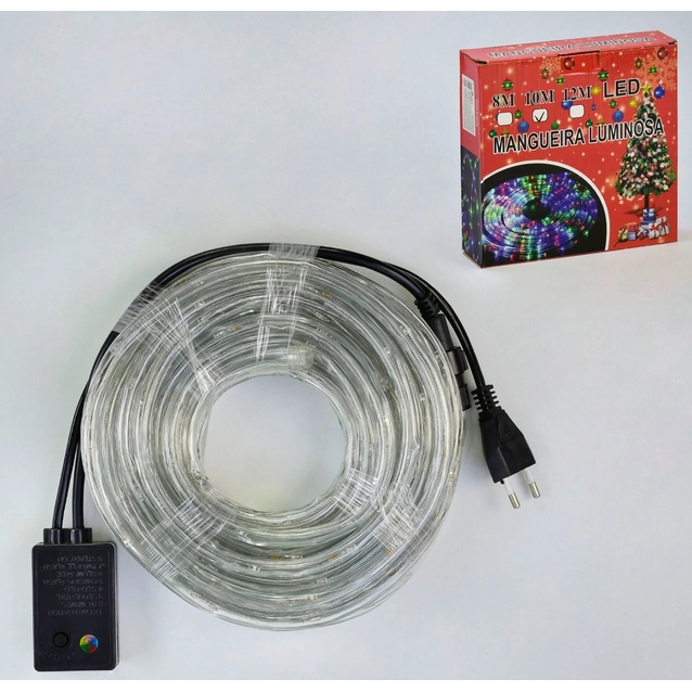 Гірлянда вулична світлодіодна 10 м, 230 лампочок, мультиколор, від мережі 220V (С 31319) фото westvelo.com