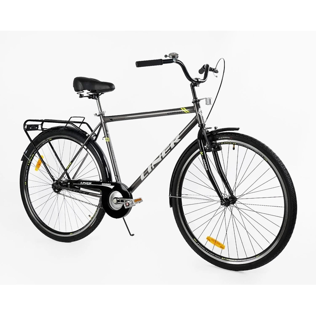 Міський велосипед 28 ST Corso «LINER» LN-28108 сталь 21", темно-сірий фото westvelo.com