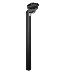 Труба сідла Ø25.4мм алюміній, L-30см. на глагол, чорна матова