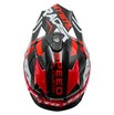 Шолом, закритий крос/ендуро (XL) АТV Forsage Rider 032 чорно-червоний глянець з дашком + окуляри фото westvelo.com