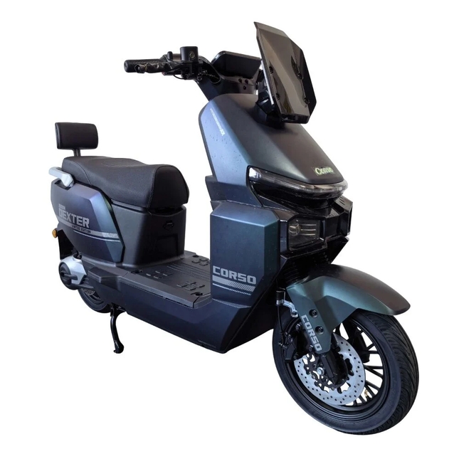 Електроскутер Corso «DEXTER» DX-492833, двигун 2000W, акумулятор 72V 35Ah графеновий, хамелеон, колеса 12" + 1 ящик. акум фото westvelo.com