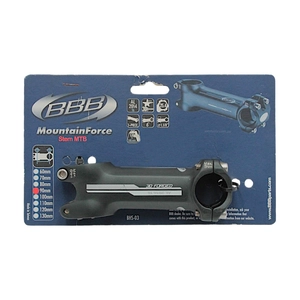 Винос руля на безрізьбову вилку AL. BBB ВН-03 L-90мм Ø28.6-Ø25.4 чорний матовий