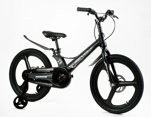 Дитячий велосипед 20 Corso «REVOLT» MG-20405, МАГНІЄВА рама, чорний