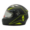 Мото шолом, закритий (XS 53-54) F2 830-2 Інтеграл,Neon yellow #2, чорний матовий фото westvelo.com