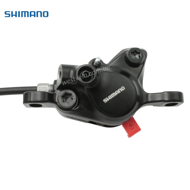 Гідравлічні гальма SHIMANO (BL MT-200) (7144) правий, задні гальма, НЕ в зборі L-1520mm фото westvelo.com