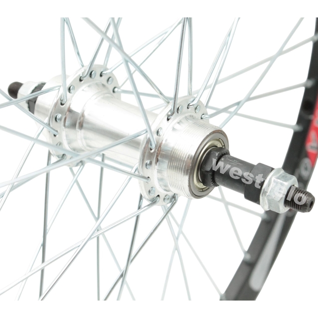 Колесо 20 зад, обід 2-ний чорний, втулка AL на промах фото westvelo.com