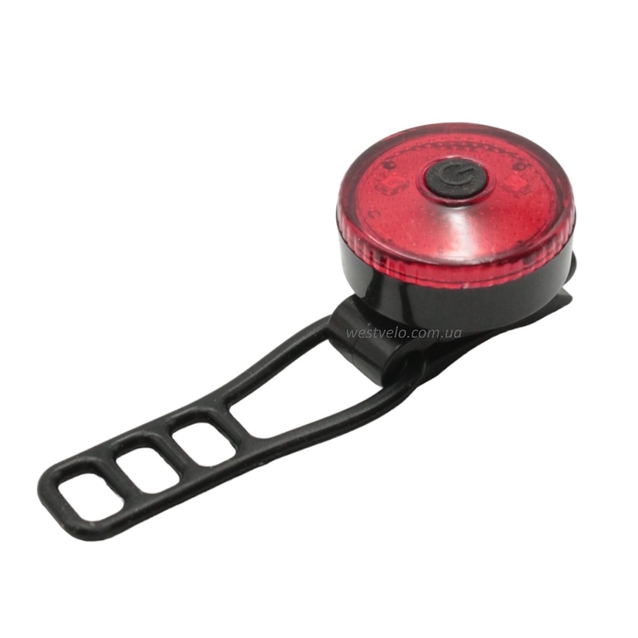 Мигалка на usb зарядку зад. BICYCLE TAIL LIGHT, на три діода, червона (366) фото westvelo.com