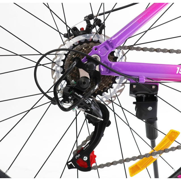 Велосипед 26 AL Corso «INTEGRA» NG-26006 алюміній 15", (к-т SHIMANO) рожево-фіолетовий фото westvelo.com