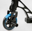 Самокат трюковий Best Scooter «REACTOR» RC-11108 чорно-блакитний, HIC-система, пеги, AL диск та дека, колеса PU Ø110mm, ширина керма - 55 см фото westvelo.com