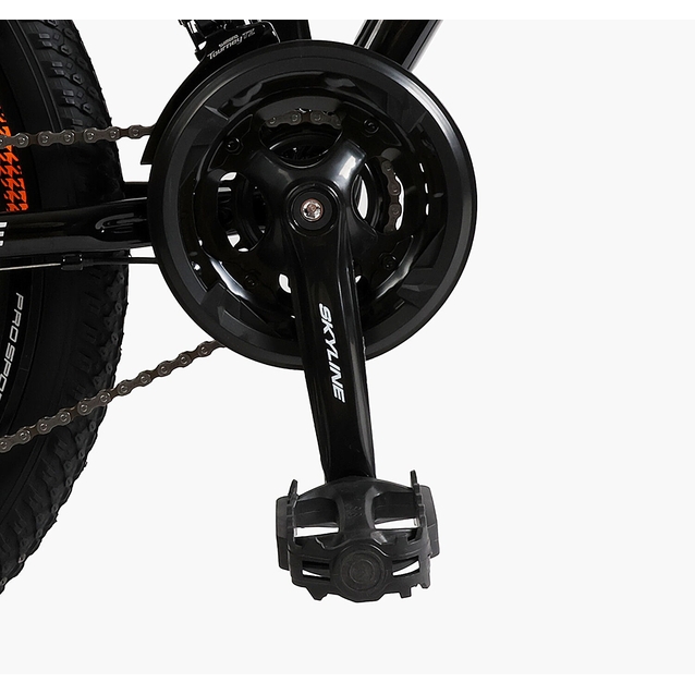 Велосипед 24 AL Corso «SKYLINE» SL-50703 алюміній 11", (к-т SHIMANO) чорно-помаранчевий фото westvelo.com