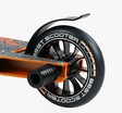 Самокат трюковий Best Scooter «ROBOT-1» 18378 помаранчево-блакитний, HIC-система, пеги, AL диск та дека, колеса PU Ø110mm, ширина керма - 52 см, висота - 83 см фото westvelo.com