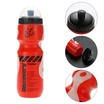 Фляга Discovery 650ml харч.пластик, червоно-біла, з гумовими вставками фото westvelo.com
