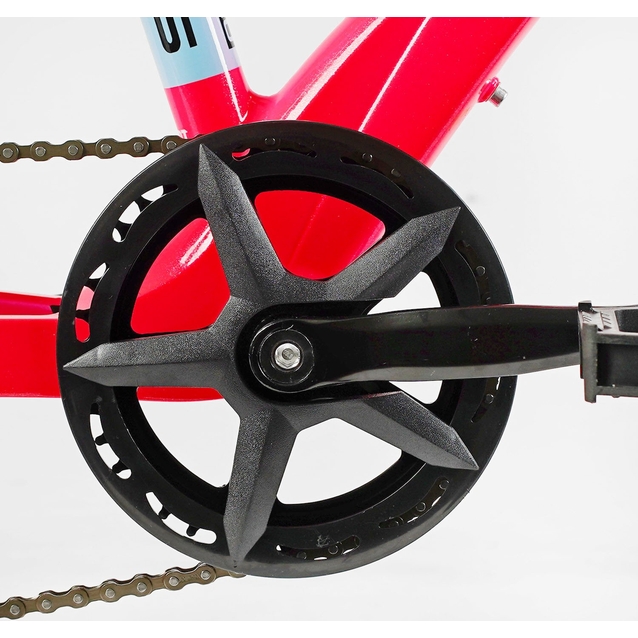 Велосипед 20 MG Corso «F35» MG-20692 магній 11", (к-т SHIMANO) рожевий фото westvelo.com