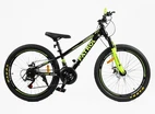 Велосипед 24 ST Corso «PATROL» PL-24057 сталь 11", (к-т SunRun) чорно-жовтий фото westvelo.com