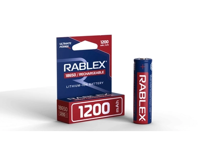 Батарейки акумуляторні Rablex 18650 Li-lon 1200mAh 1шт.