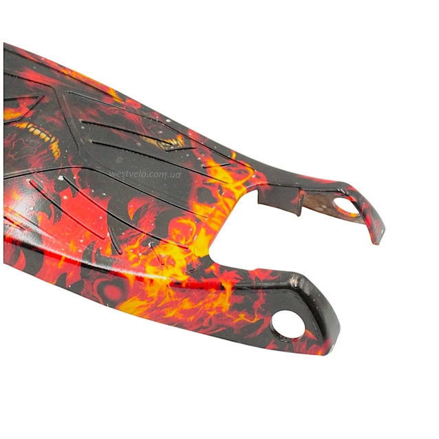 Пластикова платформа самоката "Best Scooter" принт 3 45.5х13,5см фото westvelo.com