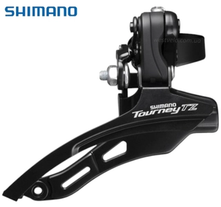 Перекидка передня Shimano Tourney TZ-500 тяга верх Ø 31.8мм