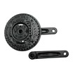 Система шатунів мтв мала PROWHEEL. МА-AT45. AL чорна (24/34/42Т) L-152мм. фото westvelo.com