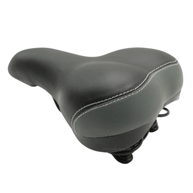 Сідло на пружинах, MERNUD 35 М чорно-сіре фото westvelo.com