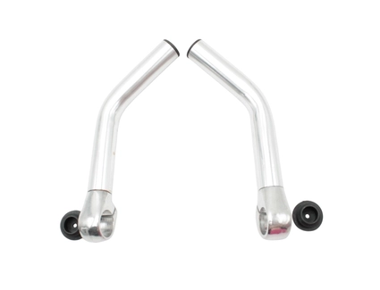 Роги руля алюміній нікель L-160мм.