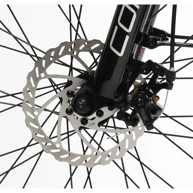 Електровелосипед 26 AL Corso «MISTRAL» MS-26219 алюміній, двигун 600W, акумулятор 48V20Ah, чорний фото westvelo.com