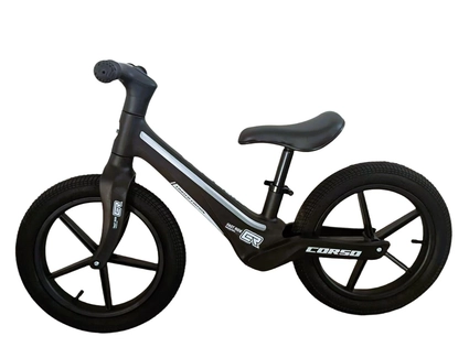 Велобіг 14 Corso надувні колеса, нейлонова рама зі світлом M-20718 чорний