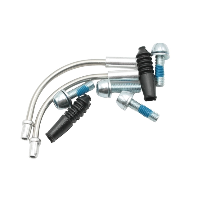 Гальма V-brake (перед + зад) ARTEK LV12DG алюміній чорні, посилений фото westvelo.com