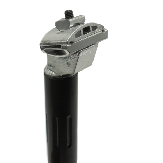 Труба сідла Ø31.8 мм алюміній, L-30 см, на глагол, чорна фото westvelo.com