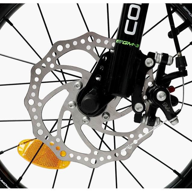 Дитячий велосипед 16 AL Corso «TAYGER»  TG-70411 алюмінієва рама, дискові гальма, салатовий фото westvelo.com