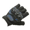 Рукавиці (тактичні) Anlaer, чорно-сині (з відкритими пальцями) фото westvelo.com
