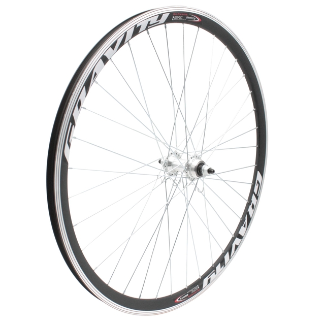 Колесо 27,5 перед, обід 2-ний чорний, втулка AL на промах, диск різьба (Gravity) фото westvelo.com