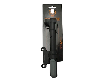 Насос вело INFLATOR М21В-08, пластиковий, чорний + кріплення (AV/FV) (MAX 120 PSI)