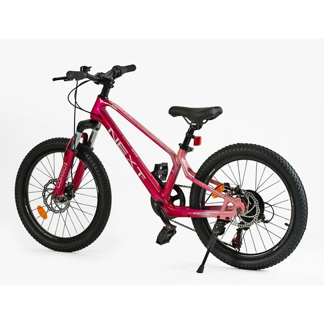 Велосипед 20 MG Corso «NEXT» NX-20203 магній 11.5", (к-т SHIMANO) рожевий фото westvelo.com