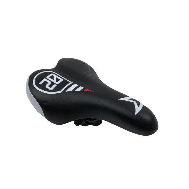 Сідло дитяче №20 чорно-біле з зіркою фото westvelo.com