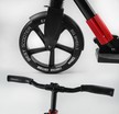 Самокат дитячий 2-х колісний, PU Best Scooter 11391 чорно-червоний, колеса Ø230-215mm, AL, 1 амортизатор передній фото westvelo.com
