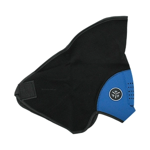 Маска обличчя пилозахисна мото X-Port (#16) чорно-синя з фільтром