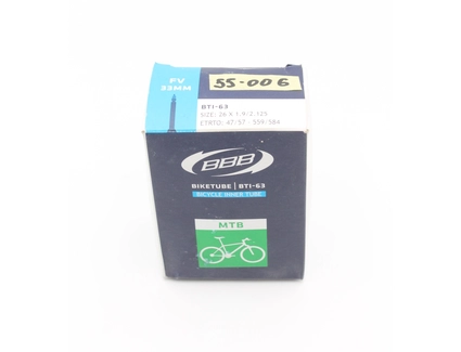 Камера 26 presta FV 33mm BBB (1.95-2.125) (47/57-559/584)