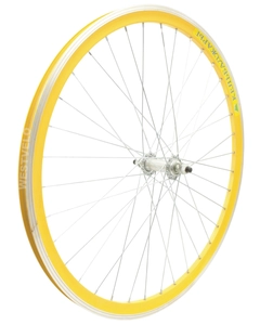 Колесо 26 перед, обід 2-ний жовтий, вт. ST. на віночках