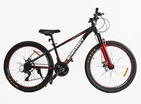 Велосипед 26 ST Corso «ENERGY» EN-26783 сталь 13", (к-т SHIMANO) чорно-червоний фото westvelo.com