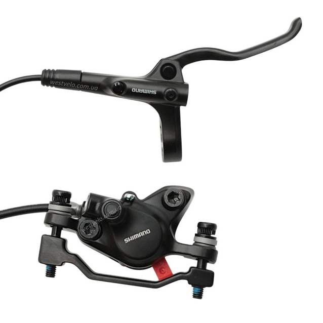 Гідравлічні гальма SHIMANO задн.(права) BL-MT200 (R), BR-MT200 (R), SM-MA-F180P/P2, 1600 мм фото westvelo.com