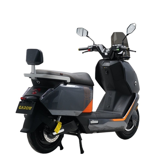 Електроскутер Garow «L2026» W-6207, двигун 2999W, акумулятор 72V 48Ah літій-залізо-фосфатний, графітовий, колеса 12" фото westvelo.com